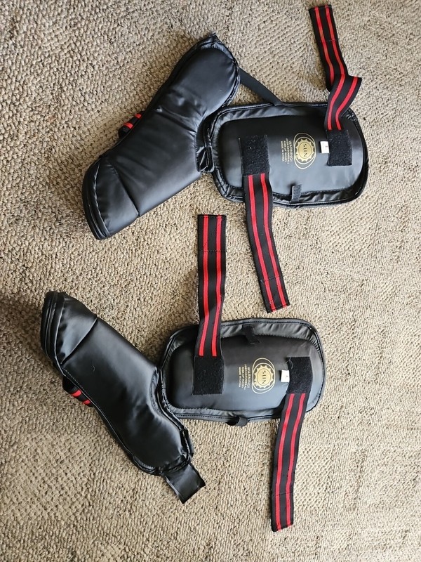 Martial Arts Sparring Shin & Instep Guard - Size L