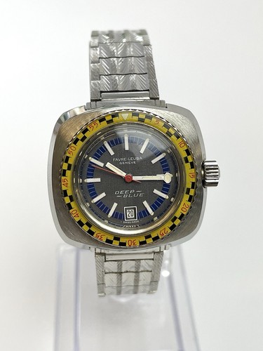 Favre Leuba Deep Blue Divers Watch - Picture 3 of 12