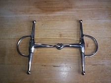 Used Stainless Full Cheek Snaffle 5 1/4" Mouth 6 1/2" Shank