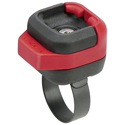 KLICKfix Quad-Mini Adapter für Phone-Bags, schwarz/rot