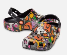 NEW! CROCS CLASSIC DISNEY DPT HALLOWEEN CLOGS Minnie & Mickey Mouse Slip On Shoe