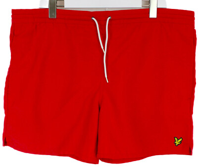 LYLE & SCOTT Swimwear Men's XL Drawstring Adjustable Waist Mesh Lined Red