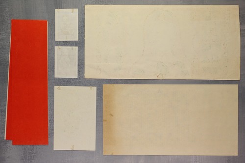 Babushka MATROSCHKA Polhovsky Maydan Holz KUNST SELTEN Set UdSSR Streichholzetiketten 1966 - Bild 2 von 4