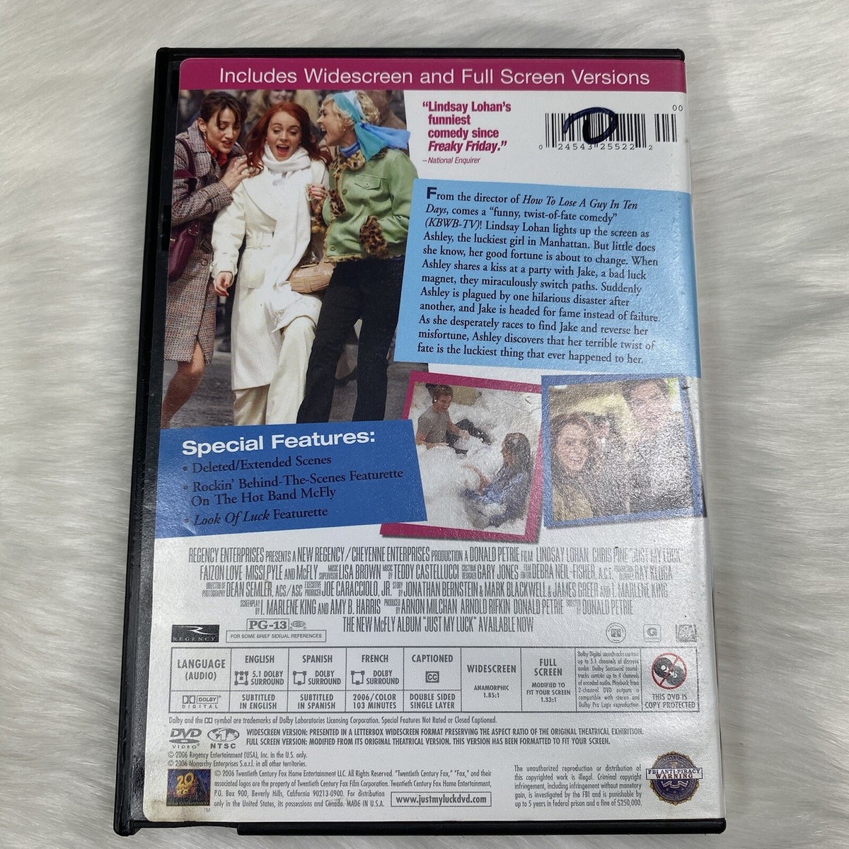 Just My Luck - DVD - VERY GOOD 24543255161| eBay