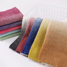 Women's Headscarves Long Gradient Scarf Muslim Shawls Turban 10 Colors Scarves