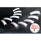 Lamour Fench White Nail Tips (Size 0 - 10 ) 50 ct/bag