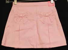 2006 Gymboree Cherry Pie Pink Bow Skort sz 7 NWT Girls Winter Pleated Skirt