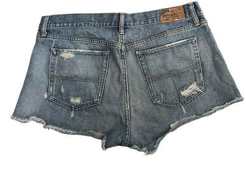 RALPH LAUREN Denim & Supply Relaxed Boyfriend Cut Off Jean Shorts Distressed 32 - Picture 3 of 6