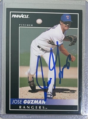 Jose Guzman Signed Auto Card MLB AUTHENTICATED PX102092 1992