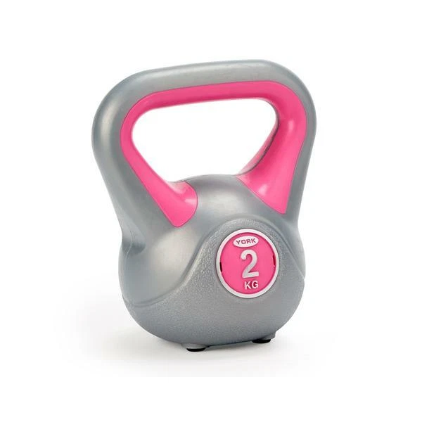 York Kettlebell Vinyl Weight Training Gym Exercise Workout Fitness 2-20kg Foto 2 de 4