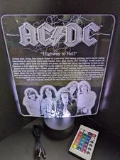 AC/DC Highway To Hell Large L.E.D. Sign Display