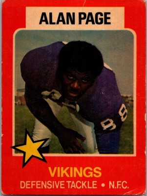 1975 Wonder Bread #1 Alan Page