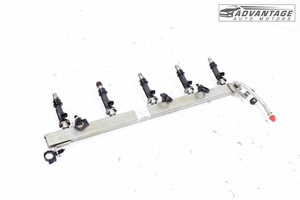 Hummer H3 2006-2010 motor de 3,7 L inyector de combustible y riel 12574343 OEM Foto 3 de 4