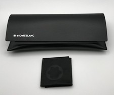New Authentic Montblanc Glasses Black Soft Case Cleaning Cloth