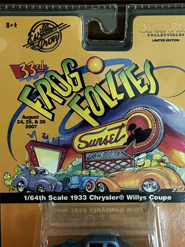 33rd Annual Frog Follies Evansville IN Iron Chrysler Willys 1/64 Car Limited Ed. - Image 3 of 4