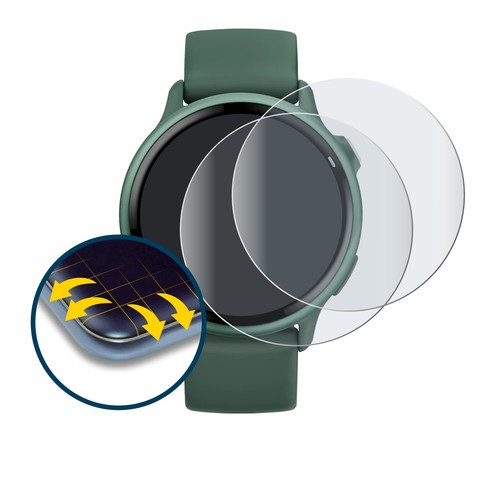 2x Pełna pokrywa do Garmin vivoactive 6 Matte Screen Protector Curved Protection - Zdjęcie 2 z 8