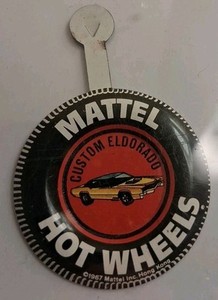 HOT WHEELS CUSTOM ELDORADO Hot Wheels metal badge pin pinback 1967 REDLINE