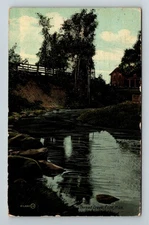 Flint MI-Michigan, Thread Creek Vintage Souvenir Postcard