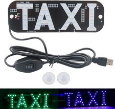 Taxi Led Sign Light Car Window