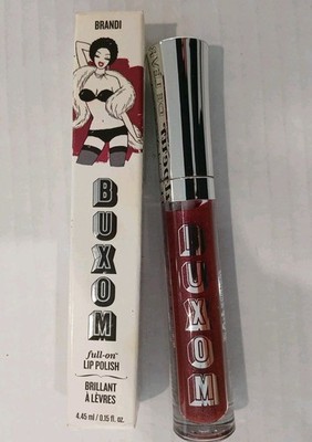 Buxom Full-On Plumping Lip Polish Gloss Lipgloss Brandi 0.15 Oz Full Size 