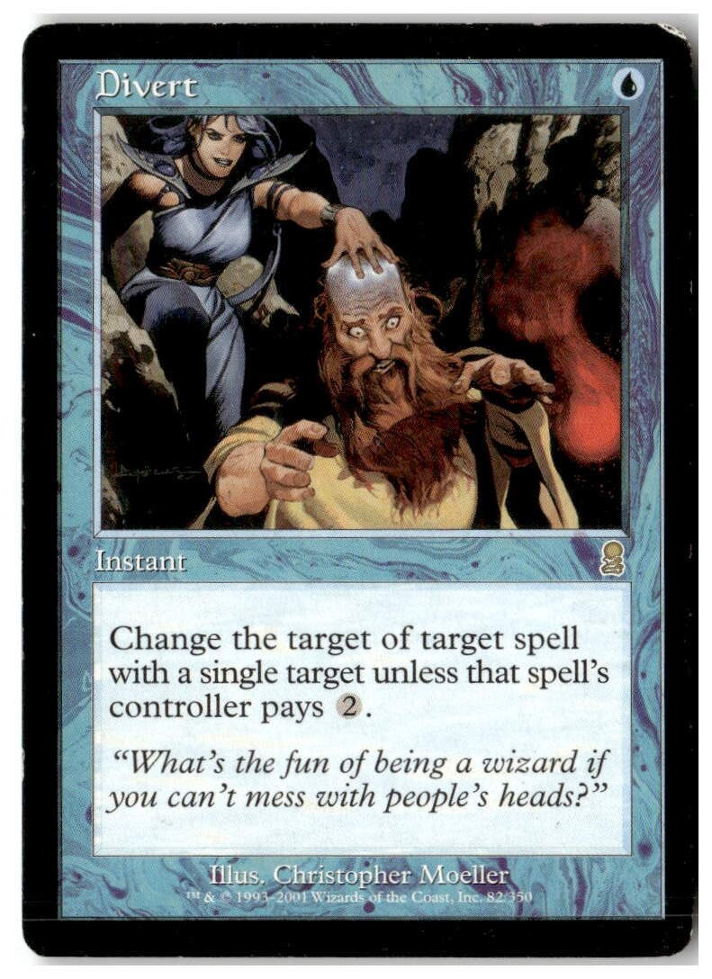 MTG Divert - Odyssey Heavily Played English