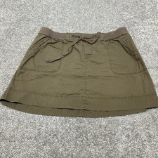 Old Navy 100 Cotton Mini Skirt Pull On Khaki S