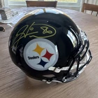 Pittsburgh Steelers Signed Football Helmet Beckett BAS Witness Authenticated