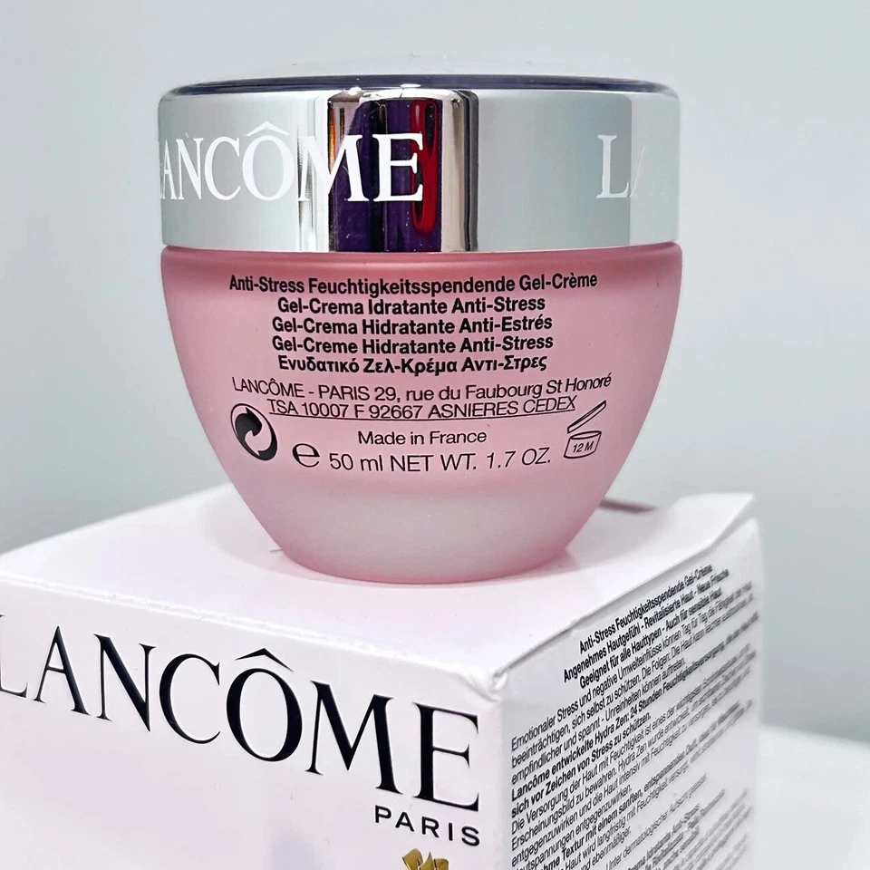 Novo Creme Gel Hidratante Feminino Antiestresse Lancome Hydra Zen ~Tamanho Completo 1,7 oz - Imagem 4 de 4