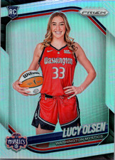 Lucy Olsen Rookie Variation Silver ( 2025 Panini Prizm WNBA #145 RC Mystics )