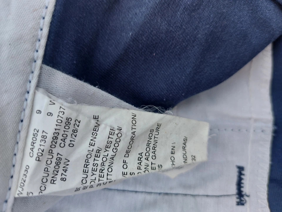 Dickies 874NV Navy Cotton Twill Straight Workwear Trousers 44x32, photo 3 of 4