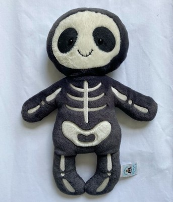 Jellycat Amuseables Skelett Bob anthrazit grau weiß Plüschtier Kuscheltier 33 cm Rentner