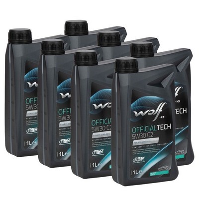 7L WOLF OFFICIALTECH 5W30 C2 Motoröl für FIAT 9.55535-S1 PSA B71 2290-2014
