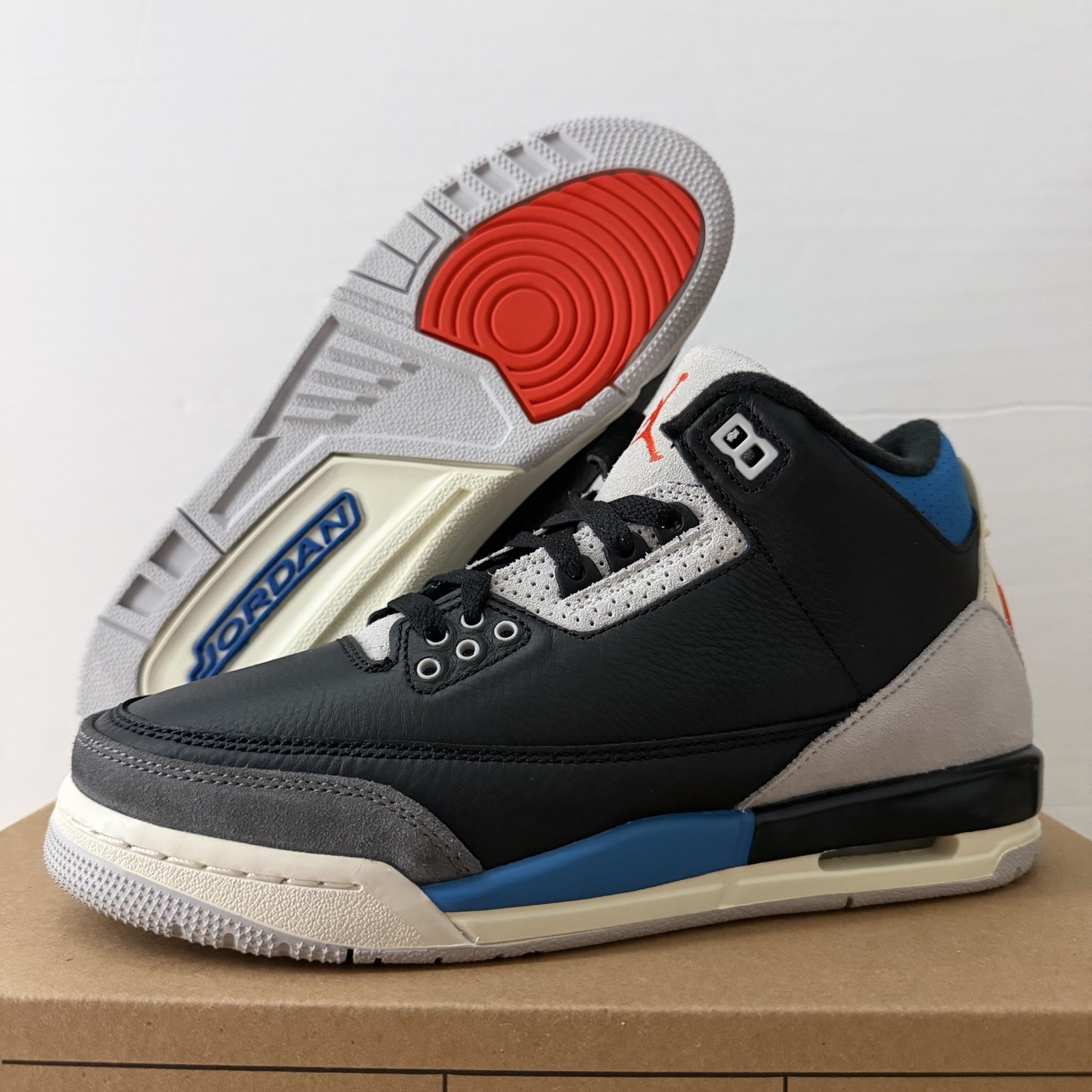 Size 7Y - Air Jordan 3 Retro OG Rare Air (GS) IB8968-004 (Brand New)
