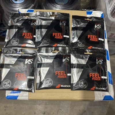 6 New Sets Of Babolat VS Touch Natural Gut 16g 1.30.  Best Natural Gut!