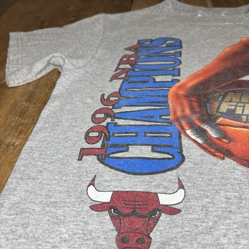 Camiseta De Colección 1996 Chicago Bulls Campeones de la NBA Años 90 Lee Sport Nuez moscada Pequeña - Imagen 4 de 8