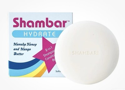 HYDRATE All Natural Shampoo and Conditioner Bar | Solid Hair Wash w/Manuka Honey