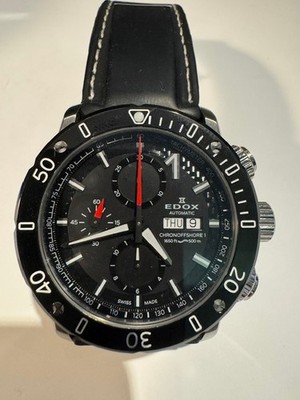 The Edox Chronoffshore 1 Automatic Chronograph 500m Swiss Diver   MINT!