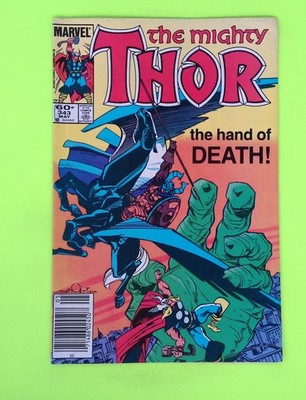 Thor #343 Vol. 1 1984 Marvel Comics 1st App Newsstand 5.0 Comic Book M70-239