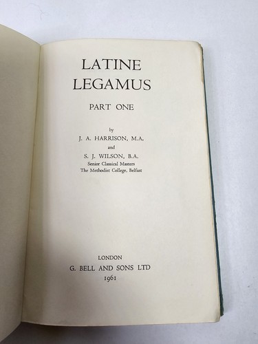 Latine Legamus Band 1 & 2 von Harrison & Wilson - Hardcover 1961 - Bild 8 von 15