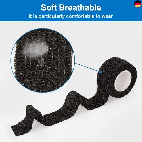 9 Rollen Fingerpflaster Selbsthaftend Pflaster Rolle 2,5cm x 4,5m Verband - Bild 4 von 7
