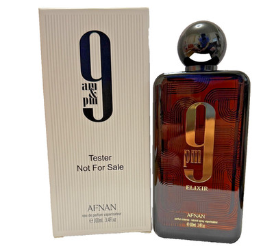 AFNAN 9PM Elixir Extrait de Parfum Spray 3.4 oz New White Box | eBay