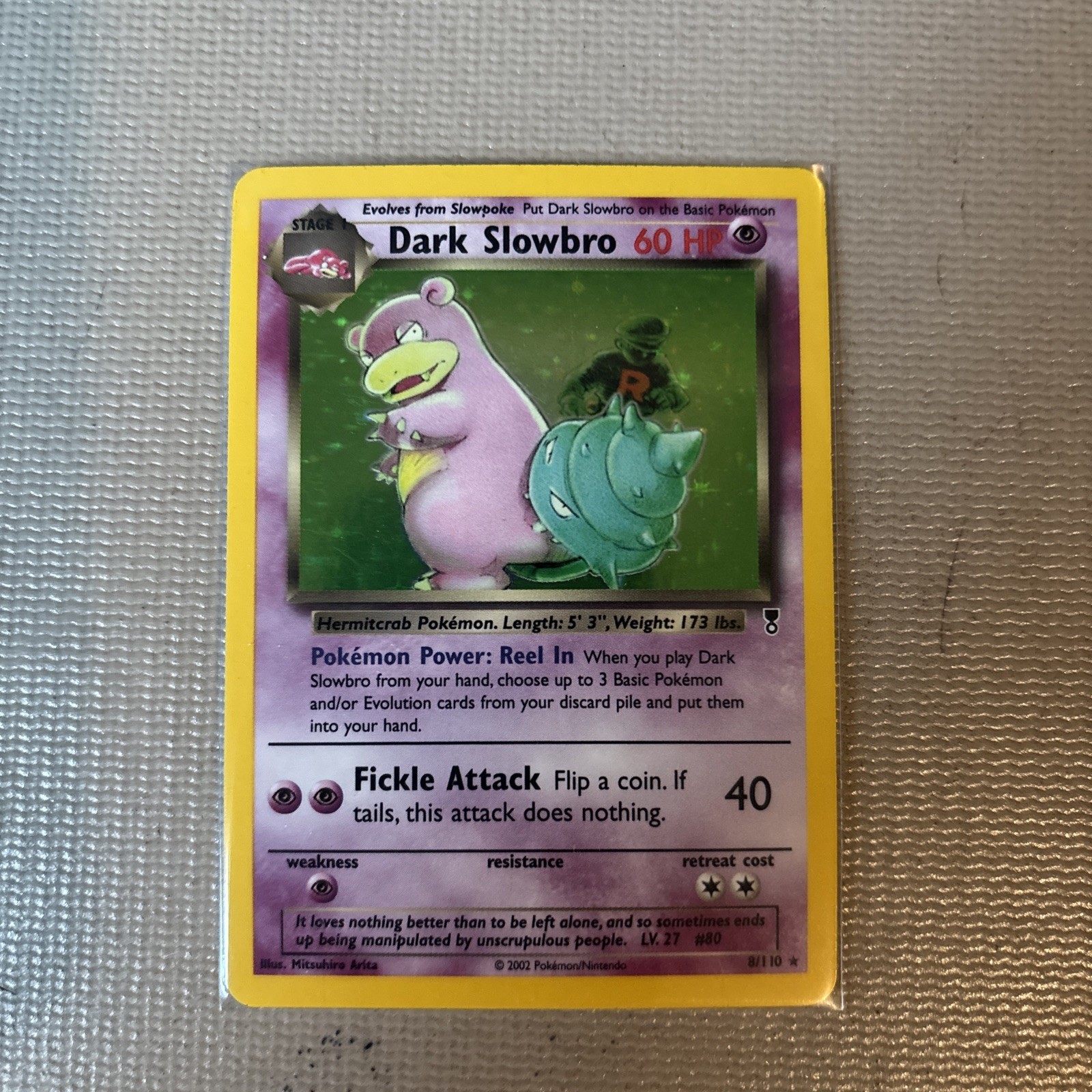 Pokemon Dark Slowbro 8/110 Legendary Collection Holo Rare LP