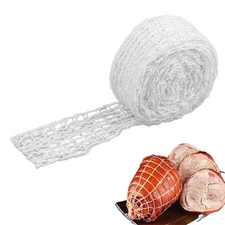 Ham Net Meat Net Roll 18 Holes Elastic Cooking Wrap Net Smoked Butcher Yarn Net