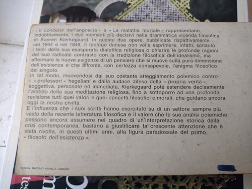 Il concetto dell'angoscia e la malattia mortale di Søren Kierkegaard Sansoni 196 - Foto 6 di 7