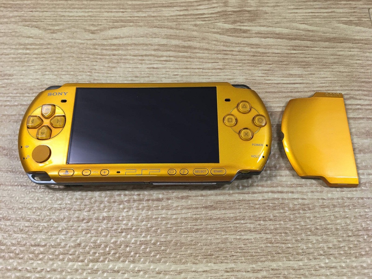 GD7671 Plz Read Item Condi PSP-3000 BRIGHT YELLOW SONY PSP