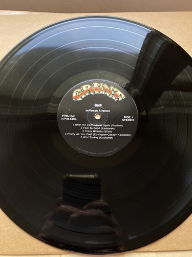 JEFFERSON AIRPLANE Bark LP Original 1971 Bark Paper Bag Cover With Illustrations - Imagen 6 de 10
