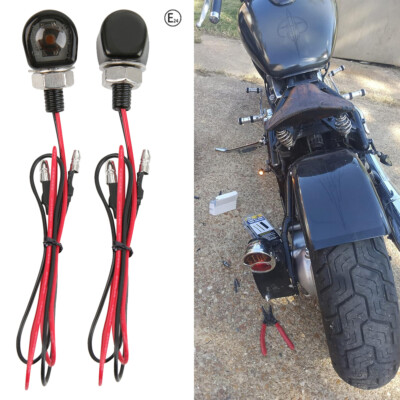 LED Motorcycle Turn Signal Amber Lights For Yamaha V-Star XV650