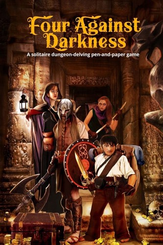 Four Against Darkness: A solitaire dungeon-delving pen-and-paper game Paperba...