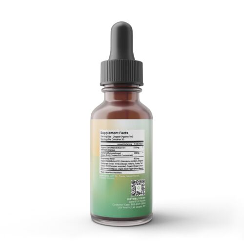 LUV Neuro Drops: Gotas adaptógenas de melena de león y cúrcuma para sup... - Imagen 2 de 5