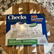 My Software Checks Business Pack 900 Printable Standard Business Check Refills